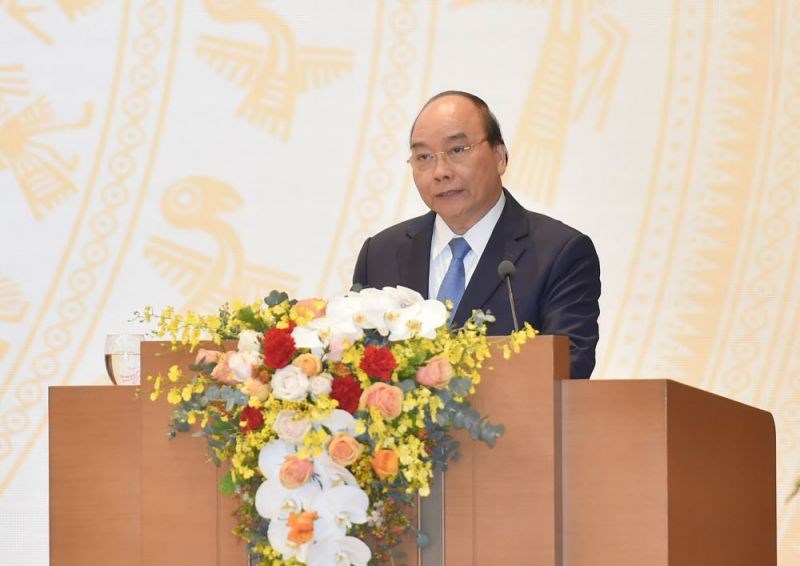 Thủ tướng Nguyễn Xuân Phúc phát biểu kết luận Hội nghị Chính phủ với địa phương.