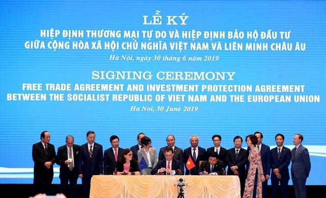 Lễ ký kết Hiệp định EVFTA