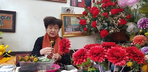 Nghệ nhân nhân dân Nguyễn Mai Hạnh.