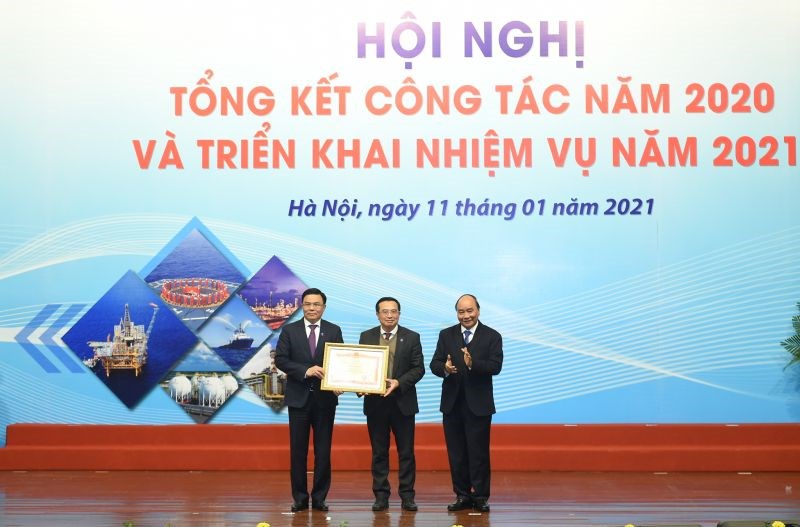 Thủ tướng Nguyễn Xuân Phúc mong muốn Petrovietnam tiếp tục phát huy truyền thống và những thành công của năm 2020 để có bước phát triển mới