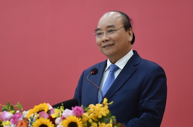 Thủ tướng Chính phủ Nguyễn Xuân Phúc phát biểu tại hội nghị