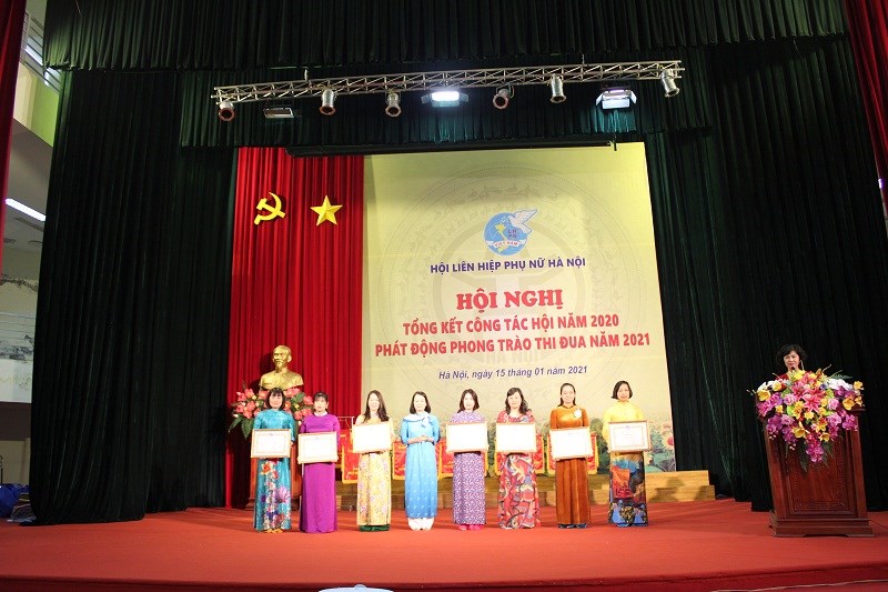 Các đơn vị nhận Bằng khen của Trung ương Hội LHPN Việt Nam