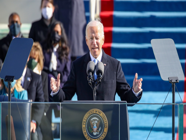Bài phát biểu của ông Joe Biden đã nhắc đến những thách thức mà nước Mỹ đang phải đối mặt.