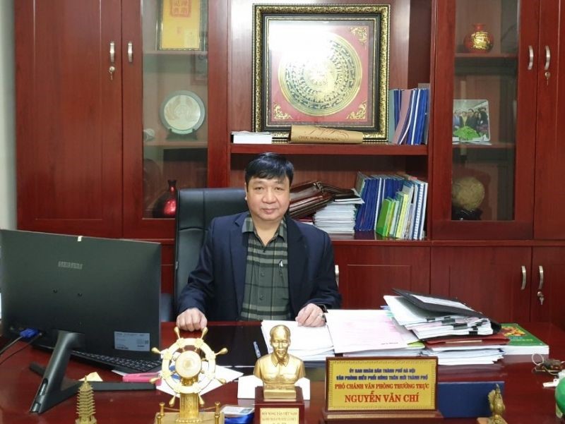 Phó Chánh Văn phòng Thường trực Văn phòng Điều phối Chương trình xây dựng nông thôn mới Hà Nội Nguyễn Văn Chí
