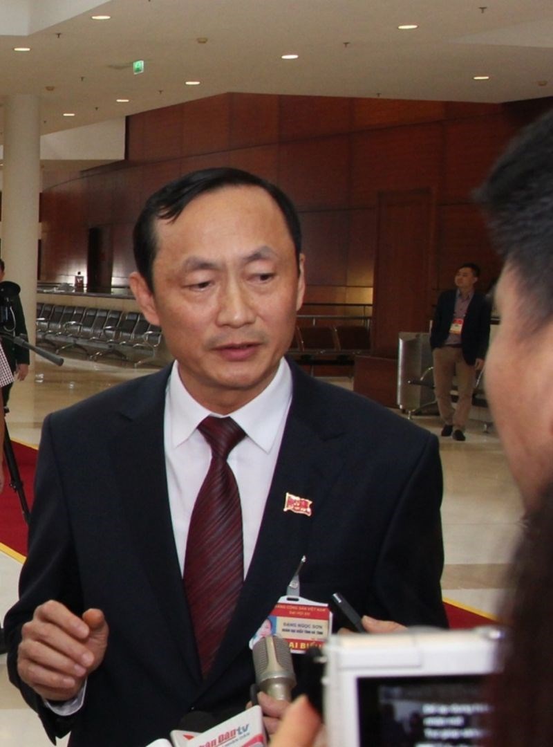 Đại biểu Đặng Ngọc Sơn, Phó Chủ tịch UBND tỉnh Hà Tĩnh