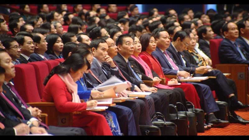 Đoàn đại biểu thành phố Hà Nội tại Đại hội Đảng XIII