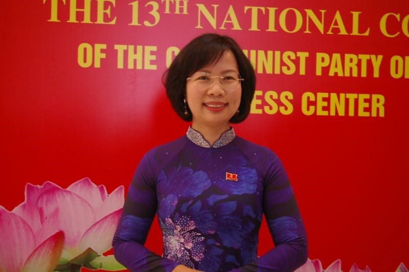 Đại biểu Bùi Huyền Mai, Trưởng ban Tuyên giáo Thành ủy Hà Nội