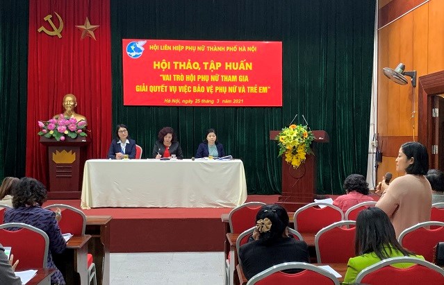 Triển khai đề án 938, Hội LHPN Hà Nội đã thành lập Hội đồng tư vấn tham gia giải quyết các vấn đề xã hội liên quan đến phụ nữ và trẻ em