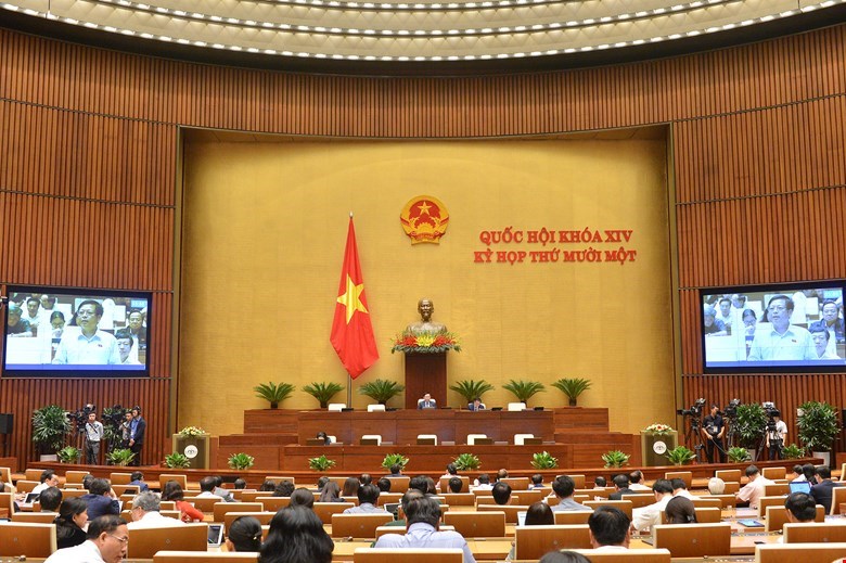 Quang cảnh hội trường Quốc hội
