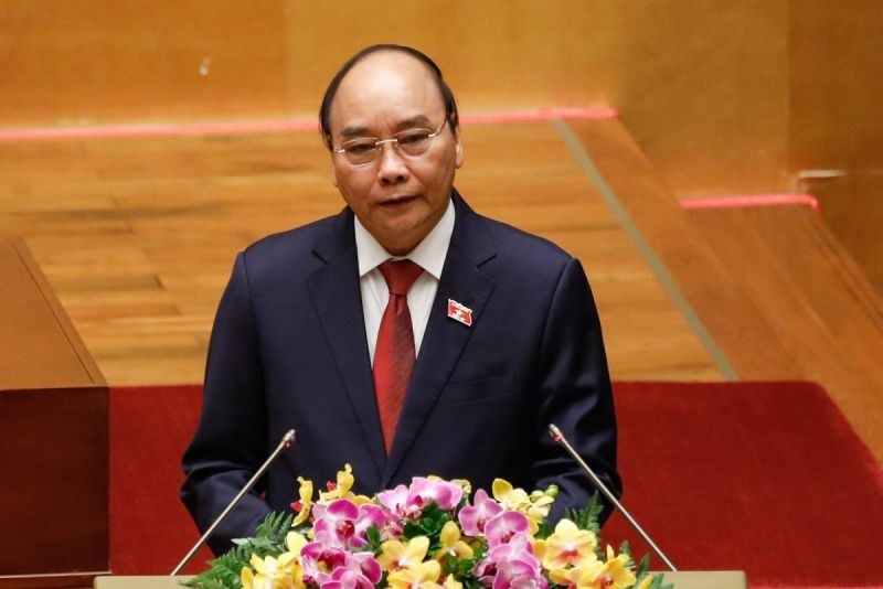 Tân Chủ tịch nước Nguyễn Xuân Phúc phát biểu sau lễ nhậm chức