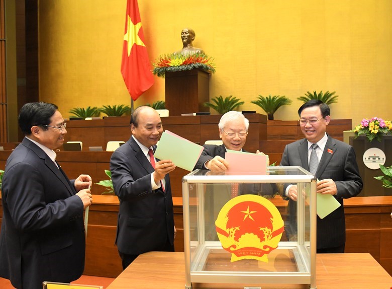 Lãnh đạo Nhà nước bầu Phó Chủ tịch nước Võ Thị Ánh Xuân