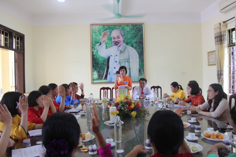 BCH Hội LHPN xã Thọ Lộc khóa XXIV họp phiên thứ nhất