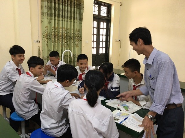 Trường THCS Liệp Tuyết, huyện Quốc Oai hiện cũng đang gặp khó khăn về giáo viên