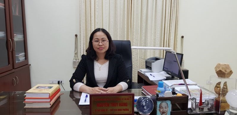 Bí thư Đảng ủy, Chủ tịch HĐND phường Nguyễn Trãi Nguyễn Thúy Hằng