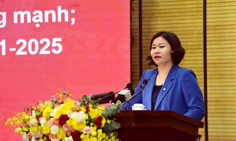 Phó Bí thư Thường trực Thành ủy Hà Nội Nguyễn Thị Tuyến quán triệt những nội dung quan trọng của Chương trình số 01-CTr/TU.