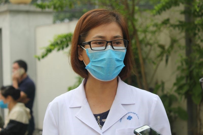 Giám đốc Trung tâm Y tế quận Nam Từ Liêm Nguyễn Thị Thu Trang.