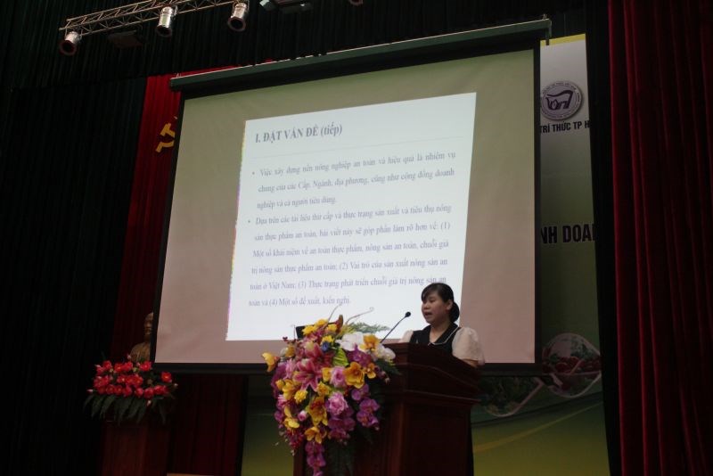 TS Nguyễn Thị Ngọc Lan, Hội Nữ trí thức Hà Nội nói về vai trò của an toàn thực phẩm trong chuỗi giá trị nông sản