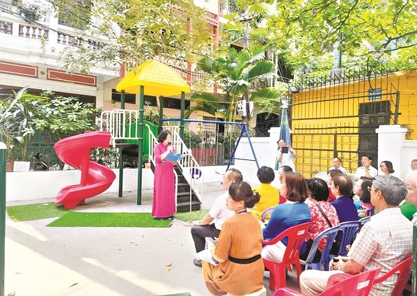 Lễ ra mắt sân chơi cộng đồng tại phường Vĩnh Phúc, quận Ba Đình