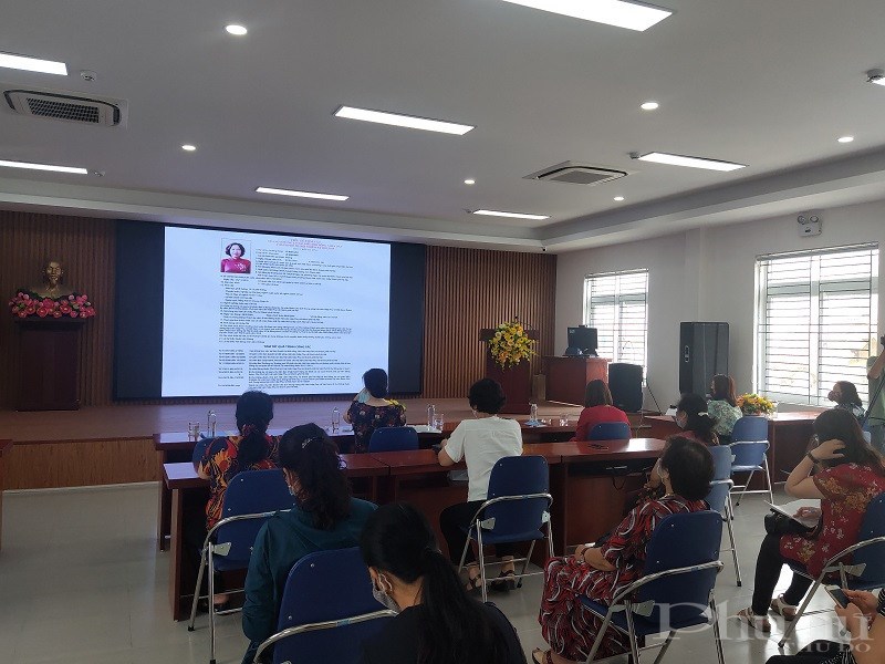 Hội LHPN quận Ba Đình:  Mạn đàm tiểu sử ứng cử viên đại biểu Quốc hội khóa XV và  HĐND các cấp nhiệm kỳ 2021- 2026 - ảnh 2
