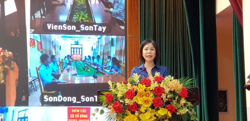 Ứng cử viên Trần Thị Nhị Hà, Thành ủy viên, Bí thư Đảng ủy cơ quan, Giám đốc Sở Y tế thành phố Hà Nội