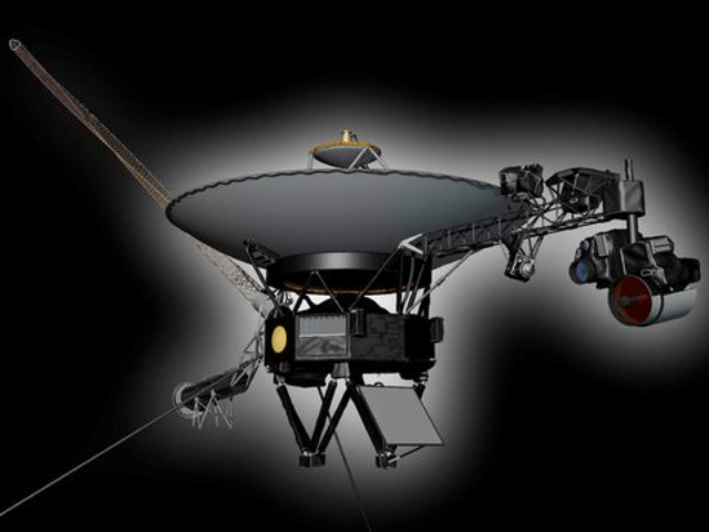 Tàu vũ trụ Voyager 1 của NASA, vật thể đầu tiên do con người tạo ra để phiêu lưu vào không gian giữa các vì sao.