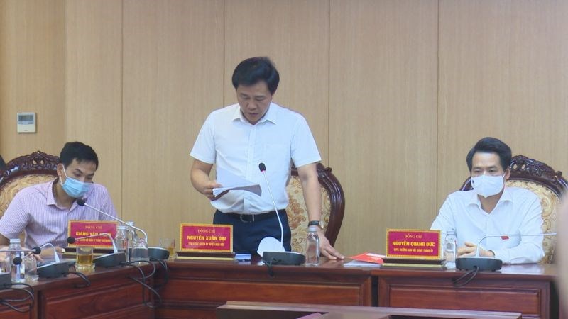 Ứng cử viên Nguyễn Xuân Đại trình bày chương trình hành động