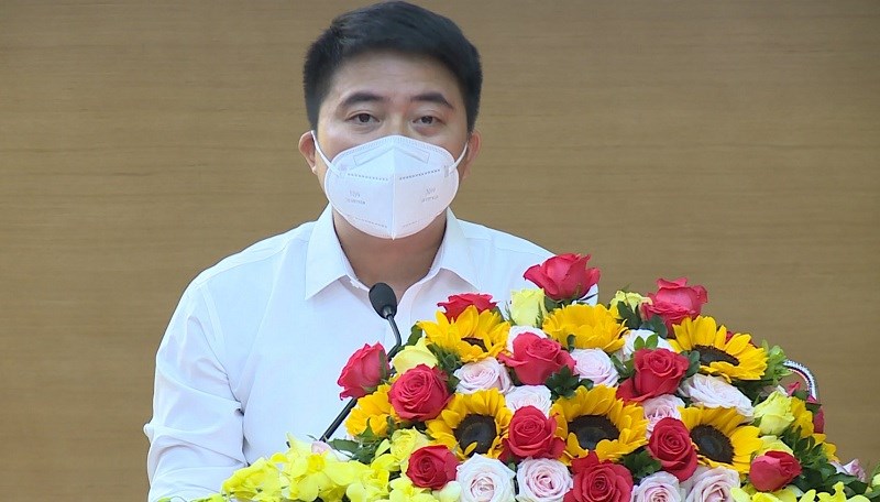 Ứng cử viên Nguyễn Đức Tài trình bày chương trình hành động