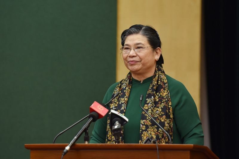 Bà Tòng Thị Phóng - nguyên Phó Chủ tịch Thường trực Quốc hội