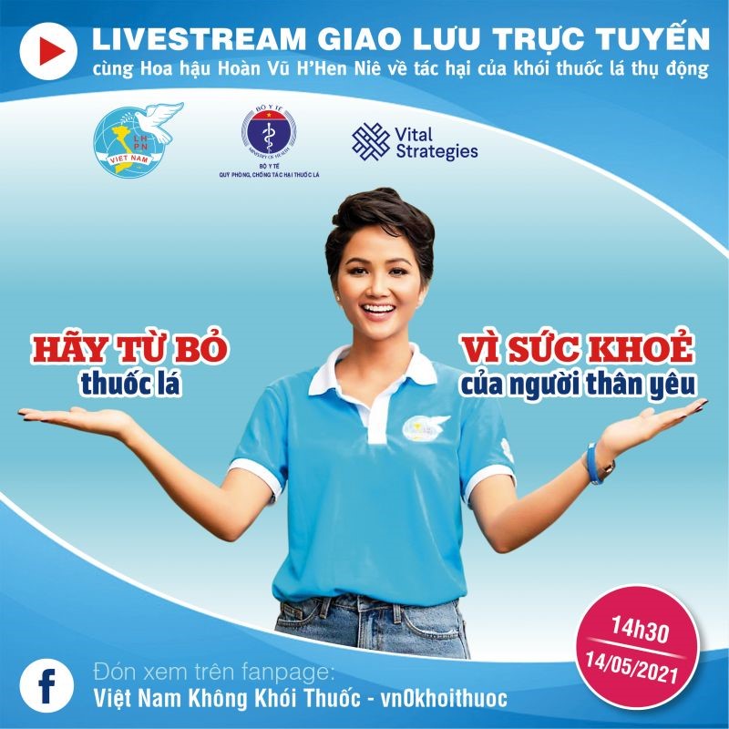 Buổi tọa đàm trực tuyến có sự hiện diện của Hoa hậu Hoàn vũ H’Hen Niê