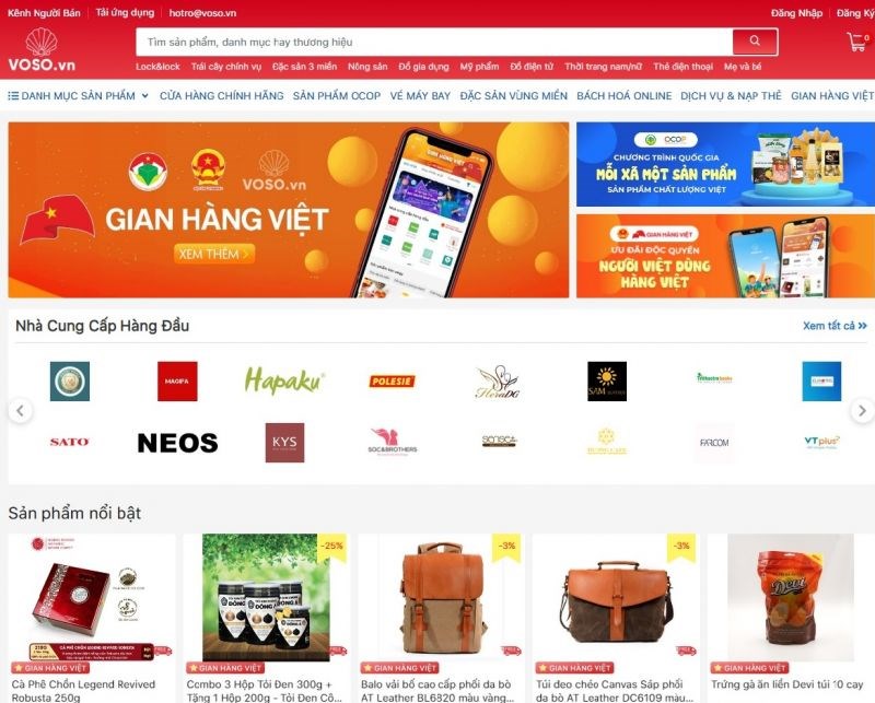 “Gian hàng Việt trực tuyến Quốc gia” đến với thị trường 63 tỉnh thành phố - ảnh 1
