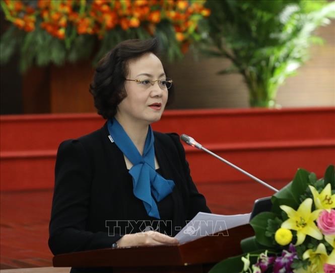 Bộ trưởng Bộ Nội vụ Phạm Thị Thanh Trà. Ảnh: TTXVN