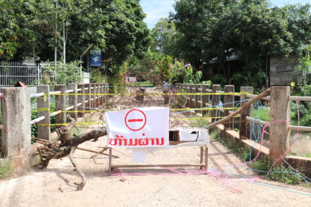 Ngoài phong tỏa Thủ đô Vientiane, Lào cũng áp dụng phong tỏa một số ổ bệnh nhằm hạn chế nguồn lây lân dịch bệnh ra cộng đồng.