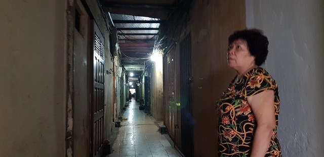 Bà Đỗ Thị Hương ở nhà C, khu tập thể Nhà máy thuốc lá Thăng Long
