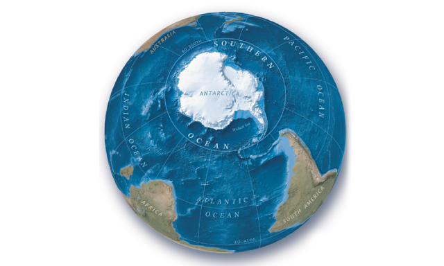 Nam Đại Dương bao quanh châu Nam Cực - Ảnh: National Geographic