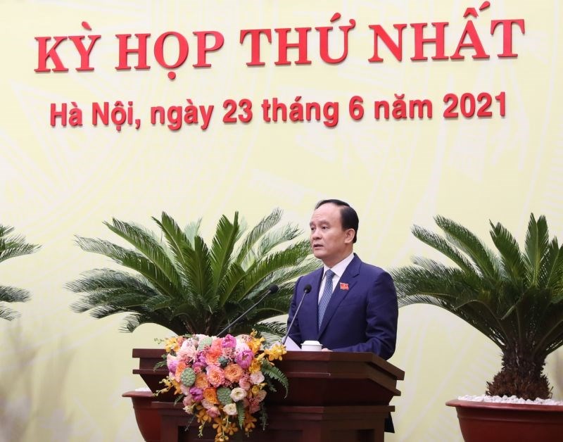 Chủ tịch HĐND TP Nguyễn Ngọc Tuấn phát biểu bế mạc kỳ họp