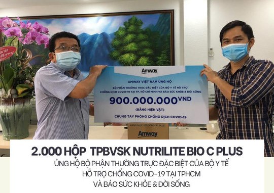 Amway Việt Nam ủng hộ 2.000 hộp thực phẩm cho tuyến đầu chống dịch Covid-19 - ảnh 1