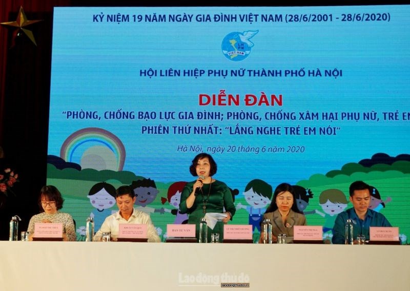 Hội LHPN TP Hà Nội tổ chức diễn đàn phòng, chống bạo lực gia đình, phòng chống xâm hại phụ nữ, trẻ em