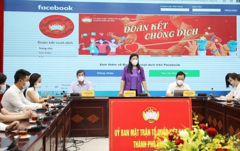 Đồng chí Nguyễn Lan Hương - Chủ tịch Ủy ban Mặt trận Tổ quốc Việt Nam thành phố Hà Nội