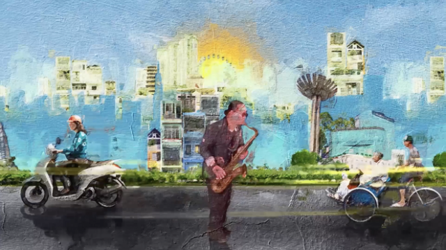 Ca khúc “Quê hương”, một sáng tác của nhạc sĩ Giáp Văn Thạch - thơ: Đỗ Trung Quân được thể hiện bởi Saxophone Trần Mạnh Tuấn.