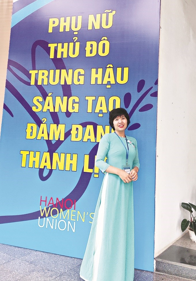 Nhà báo Nguyễn Thanh Thanh - Phóng viên Ban Thời sự chính trị - Công tác Hội