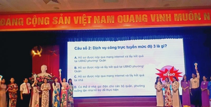 Phụ nữ quận Long Biên tổ chức