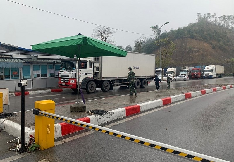 Trung Quốc tạm dừng hoạt động xuất nhập khẩu hàng hoá qua cửa khẩu phụ Cốc Nam, tỉnh Lạng Sơn - ảnh 1