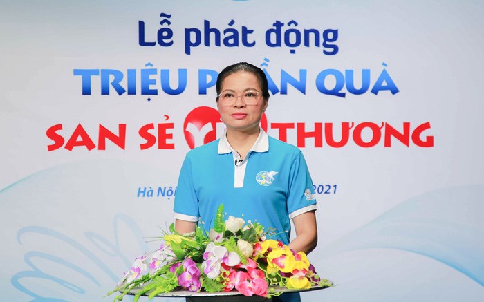 Chủ tịch Hội LHPN Việt Nam phát biểu tại Lễ phát động  chương trình