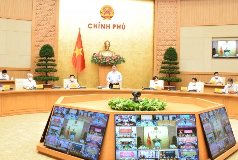 Thủ tướng họp trực tuyến với hơn 9.000 xã phường.