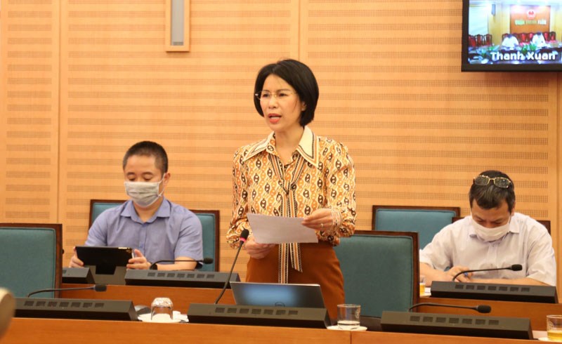 Bà Trần Thị Nhị Hà, Giám đốc Sở Y tế Hà Nội cho biết, số lượng vắc xin được Bộ Y tế cấp về đến đâu sẽ  phân bổ tiêm ngay đến đó