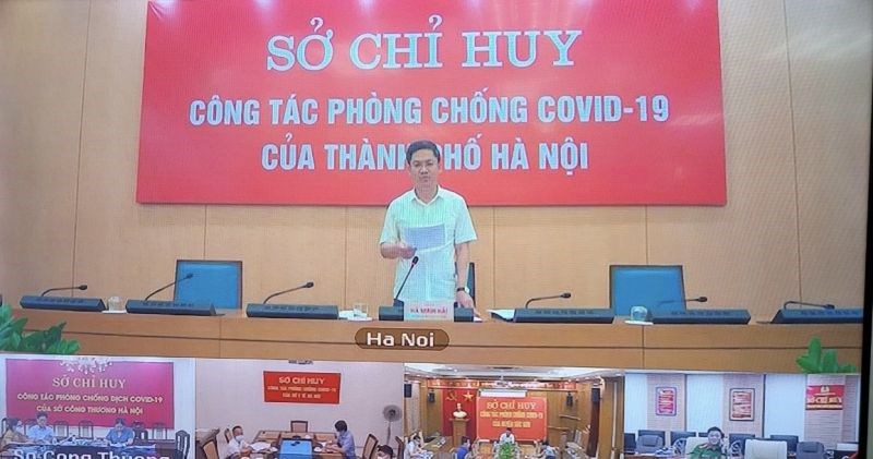 Phó Chủ tịch UBND TP Hà Minh Hải tại cuộc họp chiều ngày 13/9