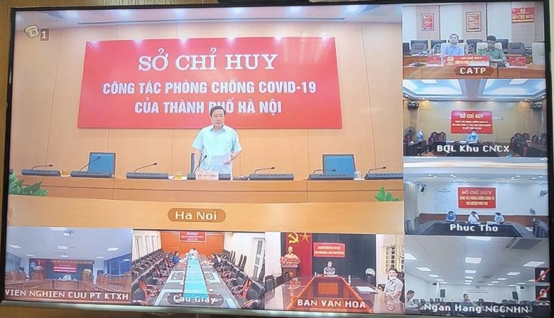 Đồng chí Chử Xuân Dũng - Phó Chủ tịch UBND TP Hà Nội phát biểu chỉ đạo tại cuộc họp