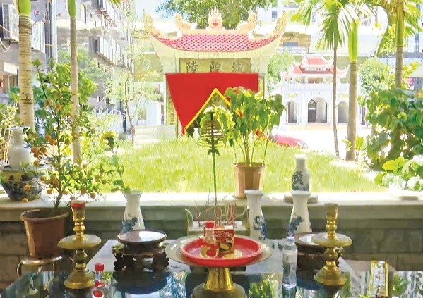 Khu mộ thờ công chúa Lê Thị Ngọc Bôi ở đền Văn Quán hay còn gọi là đền Độc Cước