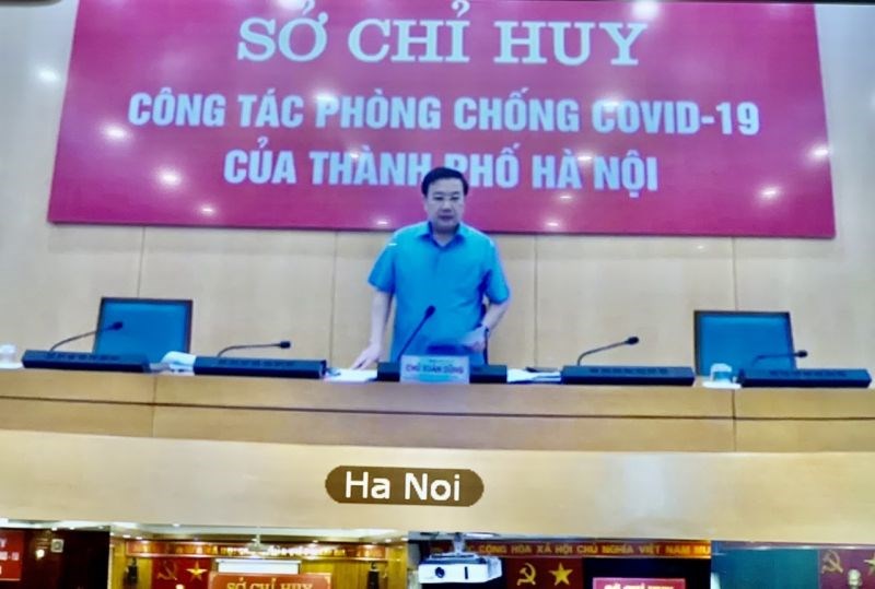 Đồng chí Chử Xuân Dũng - Phó Chủ tịch UBND TP phát biểu chỉ đạo hội nghị