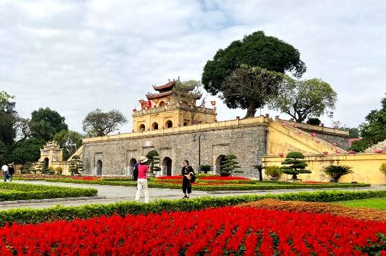 Hoàng Thành Thăng Long- một trong những điểm đến tại Thủ đô thu hút rất đông khách du lịch tham quan, trải nghiệm